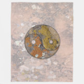 Yin Yang Fleecedecke (Vorderseite)