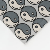 Yin-Yang Fleecedecke (Ecke)
