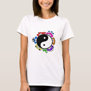 yin Yang-flüchtiger Blick ein Boo G. T-Shirt