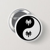 Yin Yang Foosball Button (Vorne & Hinten)