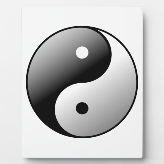 Yin Yang Fotoplatte (Vorderseite)