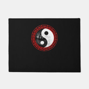 Yin Yang Friedlich Meditation Fußmatte
