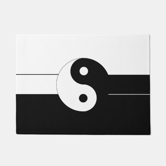 Yin Yang Fußmatte (Vorderseite)