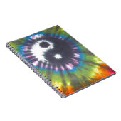 Yin Yang Gefärbte Krawatte Notizblock (Rechte Seite)