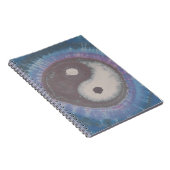 Yin Yang Gefärbte Krawatte Notizblock (Rechte Seite)