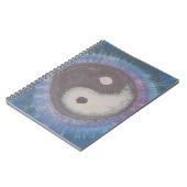 Yin Yang Gefärbte Krawatte Notizblock (Linke Seite)