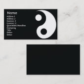 Yin Yang - Geschäft Visitenkarte (Vorne/Hinten)
