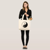 Yin Yang Geschenk Jumbo Stoffbeutel (Vorderseite (Model))