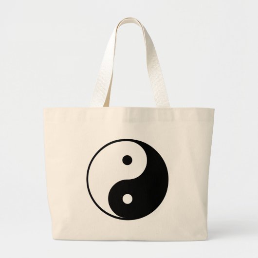 Yin Yang Geschenk Jumbo Stoffbeutel (Vorne)