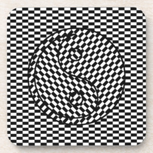 Yin Yang Getränkeuntersetzer