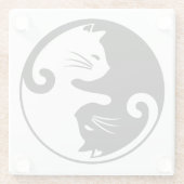 Yin Yang Glasuntersetzer (Rückseite)