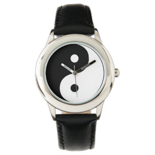 Yin Yang Glitzer Watch Armbanduhr