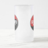 Yin Yang GOJU RYU 1 Mattglas Bierglas (Mittel)