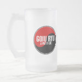 Yin Yang GOJU RYU 1 Mattglas Bierglas (Links)