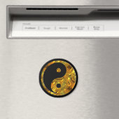 Yin & Yang GOLD | schwarz Magnet (In Situ (Geschirrspüler))
