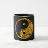 Yin & Yang GOLD | schwarz Tasse (Zentrum)