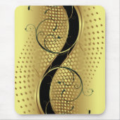 Yin Yang-Gold-Wirbel Mousepad (Vorne)