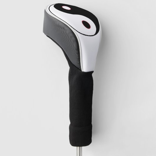 Yin Yang Golf Headcover (angewinkelt)