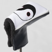 Yin Yang Golf Headcover (3/4 Vorderseite)