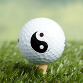 Yin Yang Golfballs Golfball (Insitu T-Shirt)