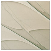 Yin Yang Green Yellow Abstraktes farbiges Fraktal Stoff (Nahaufnahme)