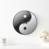 Yin Yang Große Wanduhr (Zuhause)