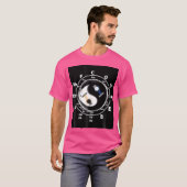 Yin Yang Guitar Player Chords Acoustic Guitar Guit T-Shirt (Vorne ganz)