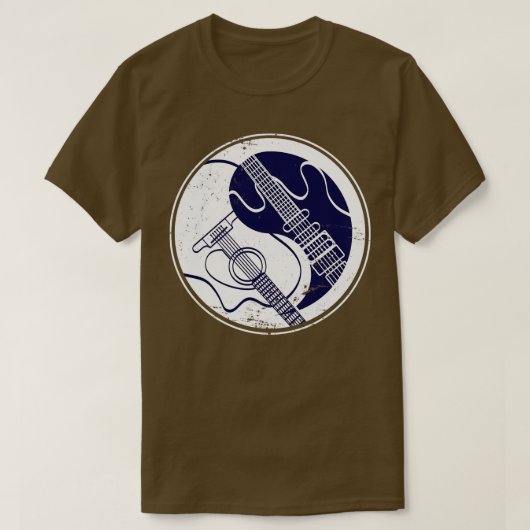Yin Yang Guitar T-Shirt (Design vorne)
