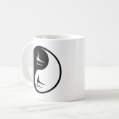 Yin Yang Gymnastik Kaffeetasse (Vorderseite Links)