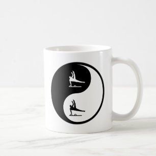 Yin Yang Gymnastik Kaffeetasse