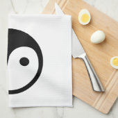 Yin Yang Handtuch (Viertel Falte)