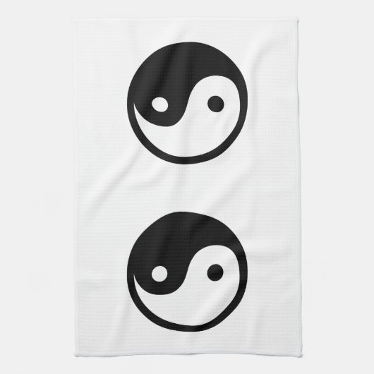 Yin Yang Handtuch (Vertikal)