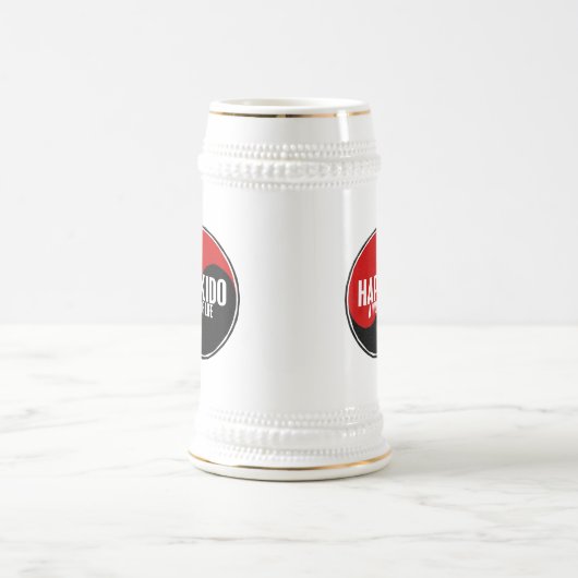 Yin Yang HAPKIDO 1 Bierglas (Mittel)