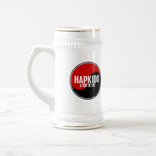 Yin Yang HAPKIDO 1 Bierglas (Links)