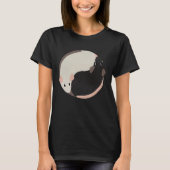 Yin Yang Happy New Year 2020 Rats Family Matching T-Shirt (Vorderseite)
