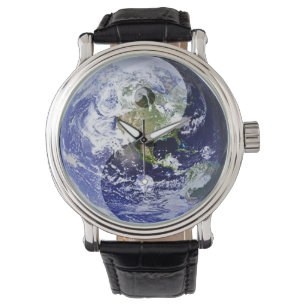 Yin-Yang Harmonie auf unserem Planeten Armbanduhr