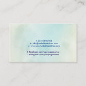 Yin Yang - Harmonischer Fluss Visitenkarte (Rückseite)