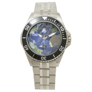 Yin-Yang Harmony Earth Planet Armbanduhr