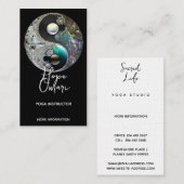 Yin Yang, Healing Arts Visitenkarte (Vorne/Hinten)