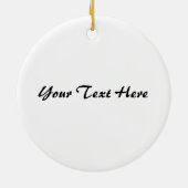 Yin Yang Heart (B/W) Keramik Ornament (Hinten)