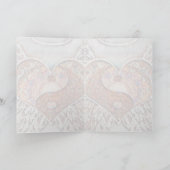 Yin Yang Heart Graphic Arts Card Karte (Innenseite)