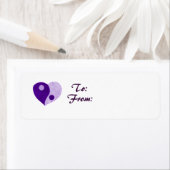 Yin Yang Heart (Lila/Lilac) (Insitu)