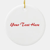 Yin Yang Heart (Rot/Rosa) Keramikornament (Hinten)