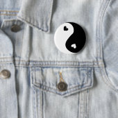 Yin Yang Hearts Design Button (Beispiel)