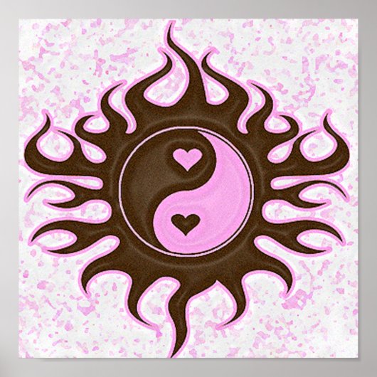 Yin Yang Hearts Poster (Vorne)