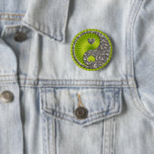 Yin & Yang / Hearts SILVER Button (Beispiel)