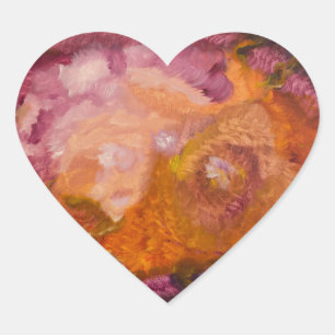 Yin Yang Herz-Aufkleber