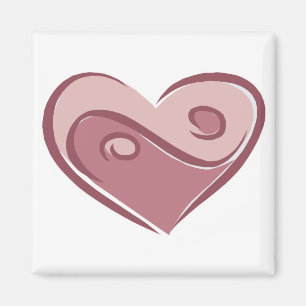 Yin-Yang-Herz Magnet