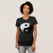 Yin Yang Herzen T-Shirt (Vorne ganz)