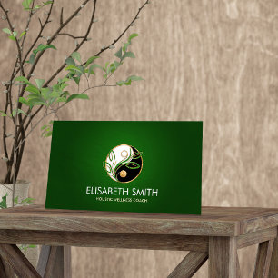 Yin Yang - Holistic Wellness Coach Visitenkarte